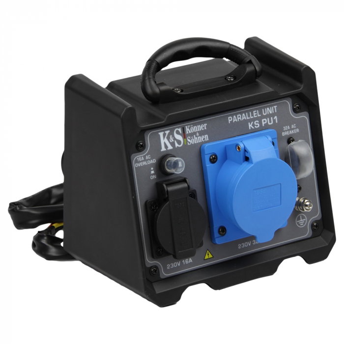 Unitate de conectare in paralel a generatoarelor Konner & Sohnen KS PU1, 230 V, putere 7kW, cablu AWG 2.08 mm2 [1]