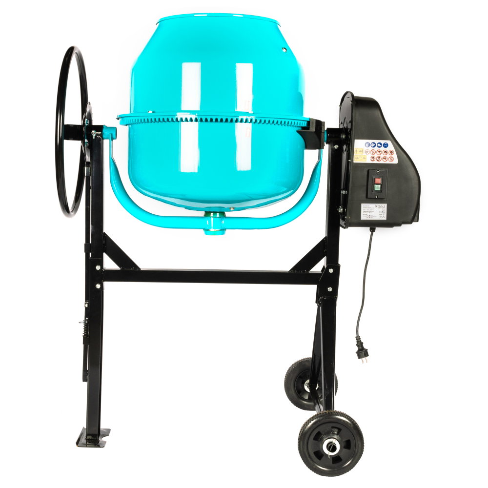 Betoniera Detoolz 140L, 850W, cu roti si coroana de fonta [14]