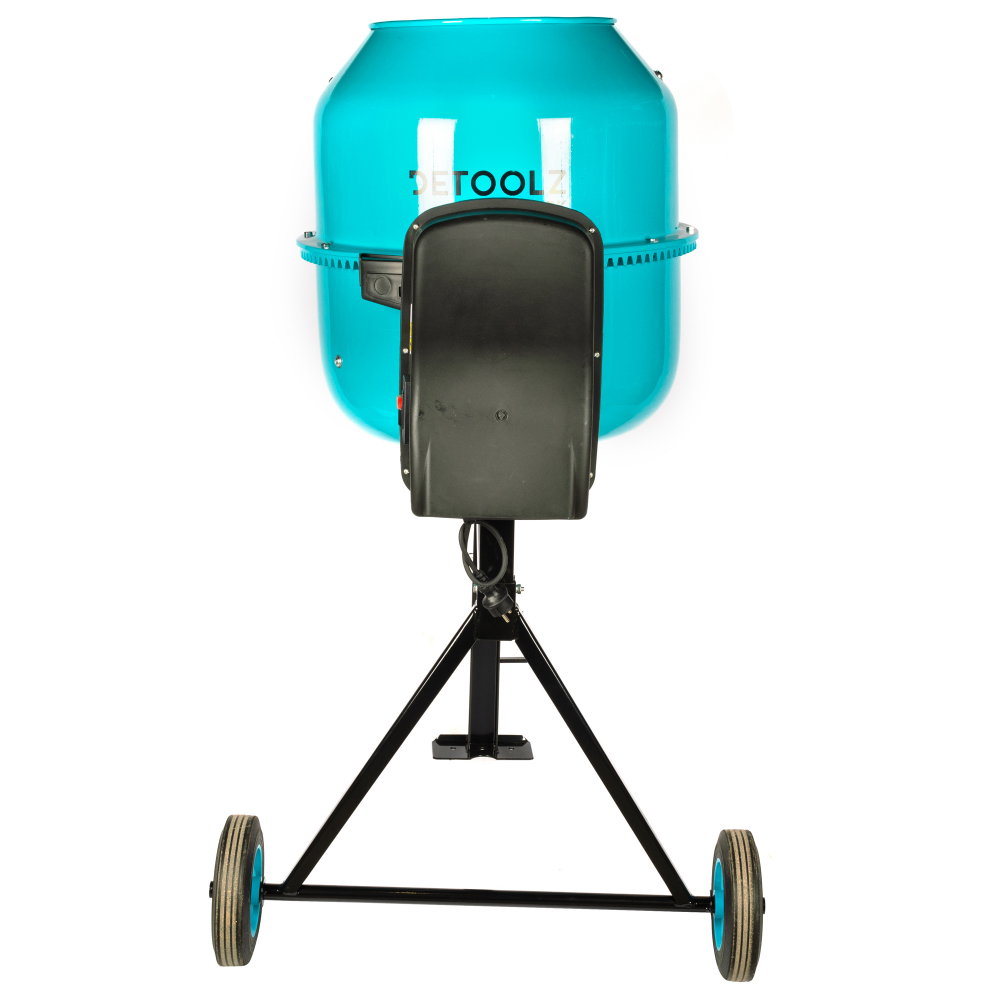 Betoniera Detoolz 200L, 1200W, cu roti si coroana de fonta [12]