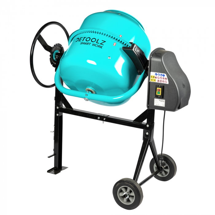 Betoniera 180L Detoolz DZ-C327 cuva 180L, motor 1000W, 29 RPM [6]