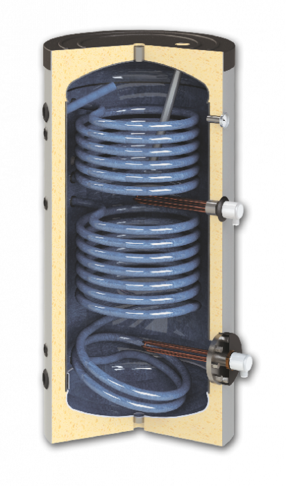 Boiler Radox DOX WT2 200 L, cu două serpentine și montare verticală [3]