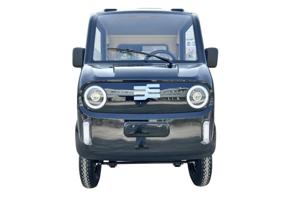 Cvadriciclu electric utilitar tip camioneta electrica PICKUP BLADE CARGO PRO 12 fara permis, 3000W, viteza 25 km/h, autonomie 100 km, Negru + Rosu [4]