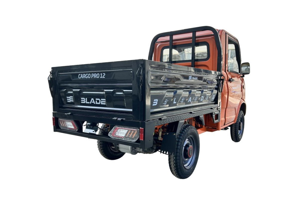 Pickup electric cargo BLADE CARGO PRO 12 Portocaliu-Negru cu bena rabatabila si motor de 3000 W [6]