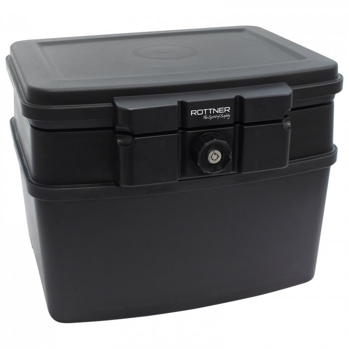 Casetă Antifoc Rottner Fire Data Box 3 Închidere pe Cheie Neagră [1]