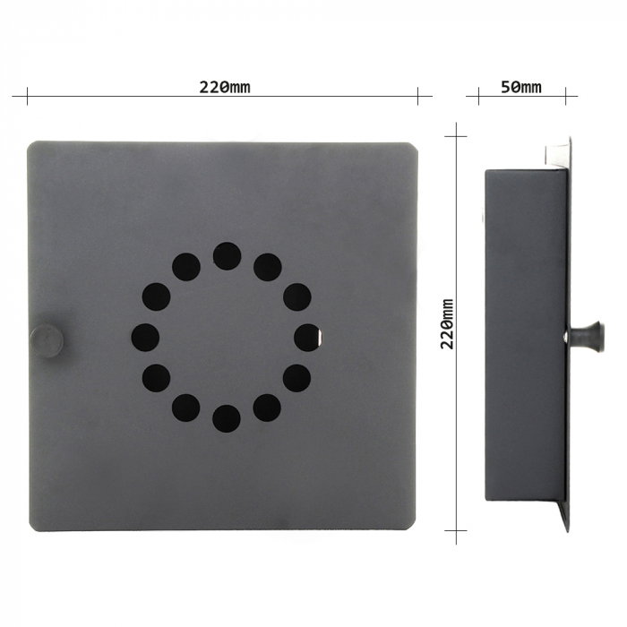 Casetă Chei Rottner Key Point 10 Închidere Magnetică Negru [4]