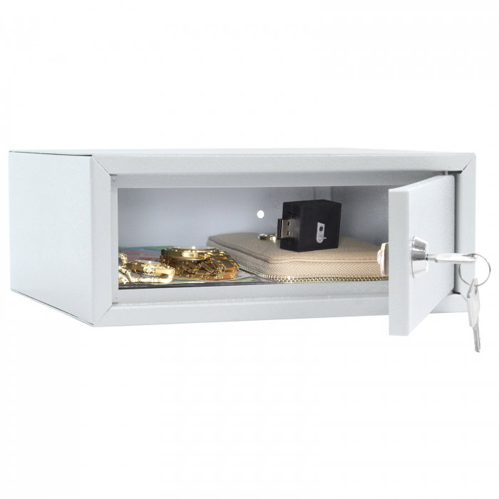 Compartiment Securitate Rottner Home Case 1 Închidere Cheie Gri Deschis [3]