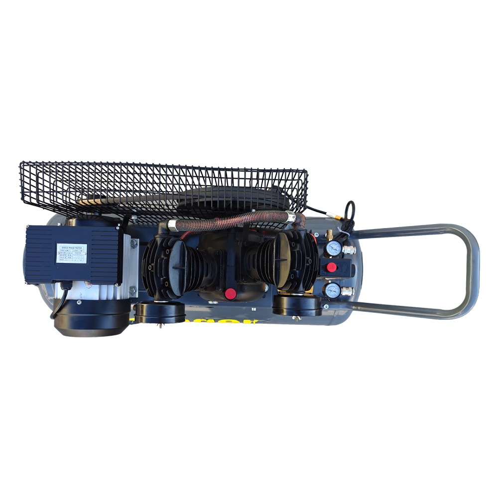 Compresor aer Stager HMV0.25/100 , 100L, 8bar, 324L/min, monofazat, angrenare curea - Resigilat [6]