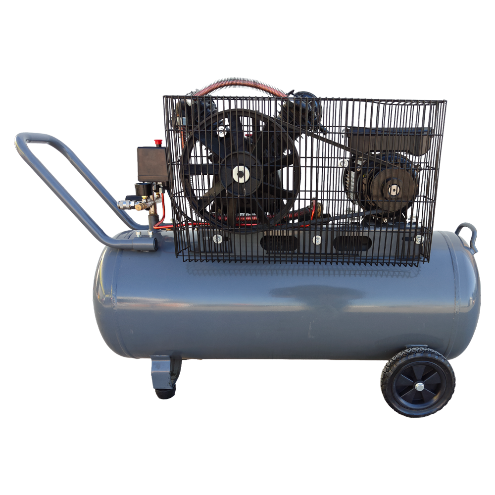 Compresor aer Stager HMV0.25/100 , 100L, 8bar, 324L/min, monofazat, angrenare curea - Resigilat [2]