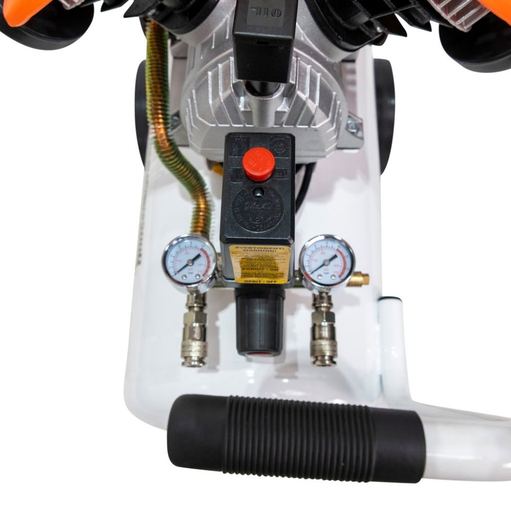 Compresor de aer RURIS Double Power 5000, 50 L, 3 CP, 2 cilindri [9]