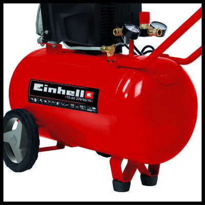 Compresor Einhell TE-AC 270/50/10 V, 1800 W, cu ulei, 50 litri, 270 l/min, 10 bar, monofazat [4]