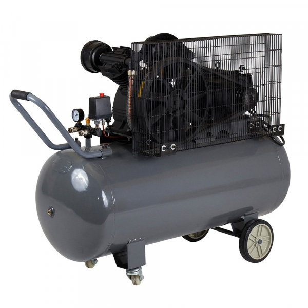 Compresor aer Stager HMV0.6/200 4530106200, 200L, 8bar, 600L/min, trifazat, angrenare curea [2]