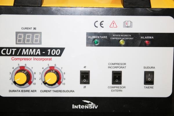 CUT 100 KOMPRESSOR - Aparat taiere cu plasma Intensiv cu compresor incorporat [6]