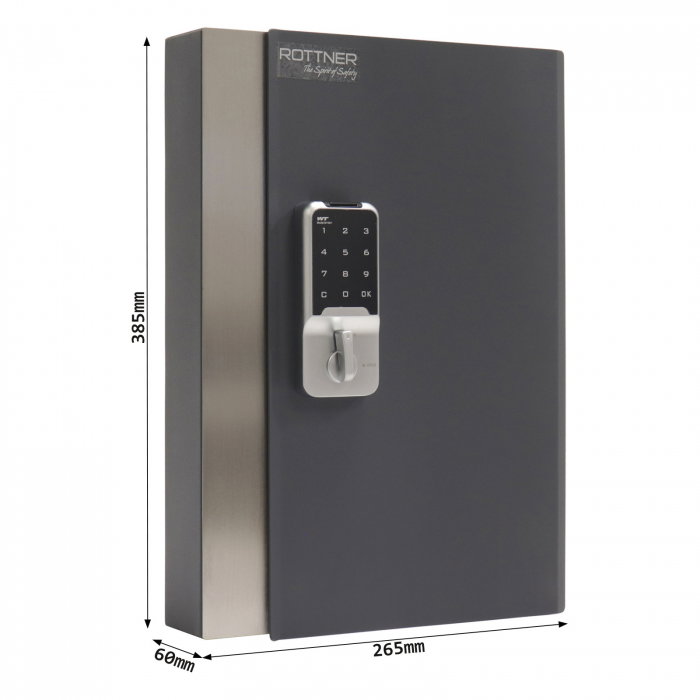 Depozitar Cheie Rottner Key Home 24 Antracit cu Încuietoare Electronică [4]