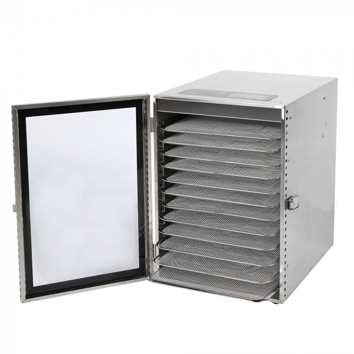 Deshidrator universal din Inox Micul Fermier GF-2193 12 tavi 800W (uscator fructe si plante) [3]