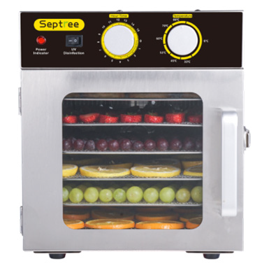 Deshidrator universal din Inox Micul Fermier GF-2194 6 tavi 500W (uscator fructe si plante) [1]