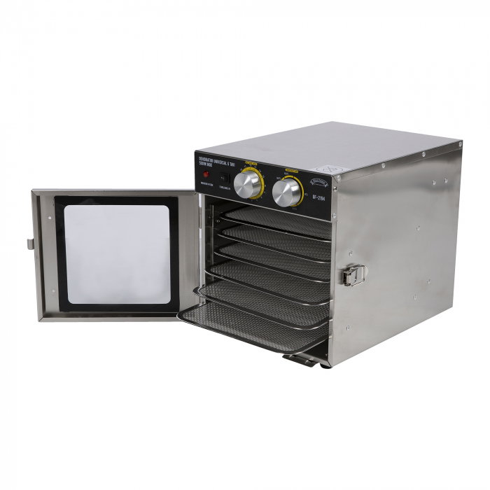 Deshidrator universal din Inox Micul Fermier GF-2194 6 tavi 500W (uscator fructe si plante) [3]