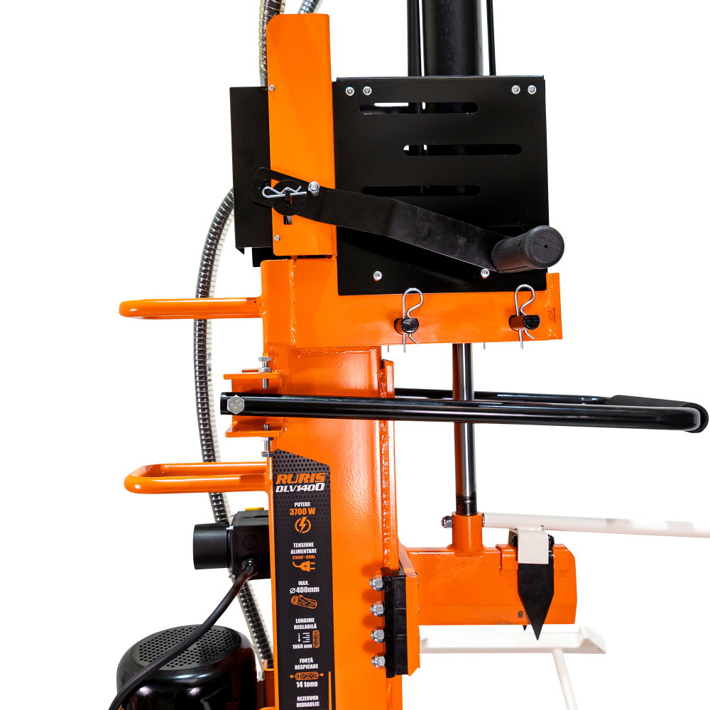 Despicător de lemne RURIS DLV1400, 14 tone, motor electric monofazat 3700 W, Dmax 400 mm [6]