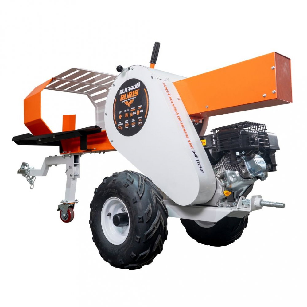 Despicator cinetic lemne RURIS DLH3400, 34T, benzina, 7 CP, tractabil, Dmax 500mm [5]