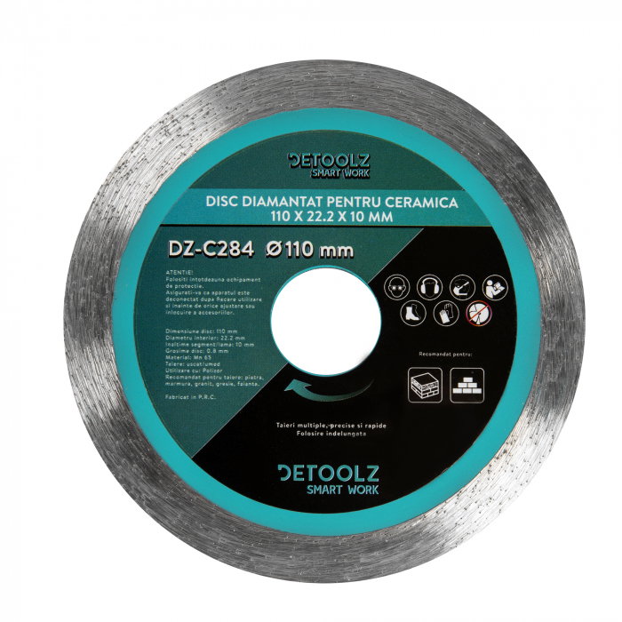 Disc diamantat pentru ceramica 110x22.2x1.6x10mm [1]