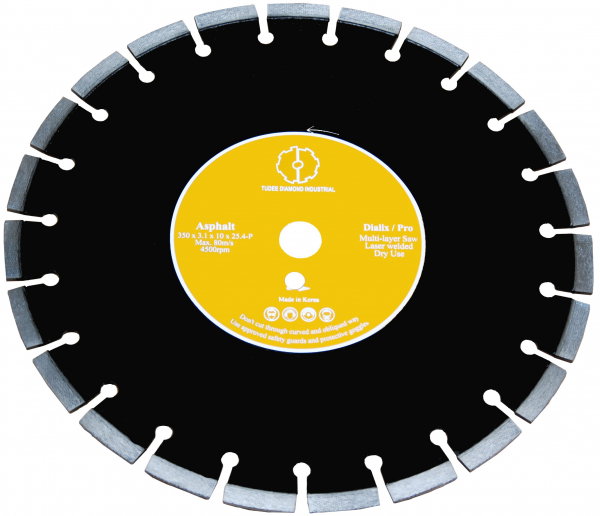 Disc diamantat Tudee 400X25.4mm debitare asfalt [1]