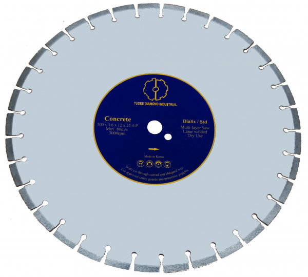 Disc diamantat Tudee 400X25.4mm debitare beton dur [1]