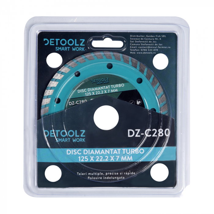 Disc diamantat turbo 125x22.2x7mm [3]