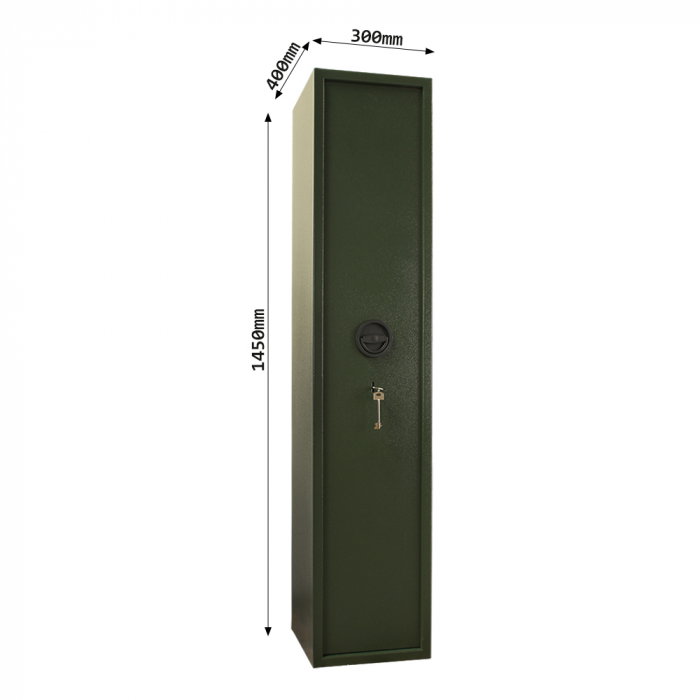 Dulap de Arme și Muniție Rottner Montana 5 Închidere Cheie Verde [3]