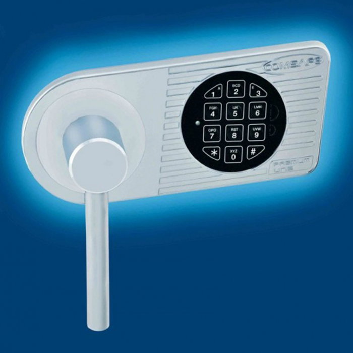 Dulap pentru Birou Rottner Kanzlei Premium SB 150 Închidere Electronică Alb Aluminiu  [2]