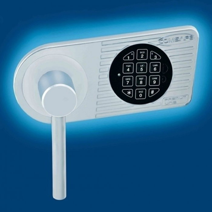 Dulap pentru Birou Rottner Kanzlei Premium SB 195 Închidere Electronică Alb Aluminiu  [2]