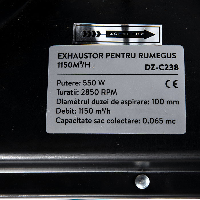 Exhaustor pentru rumegus 1150 mc/h [8]