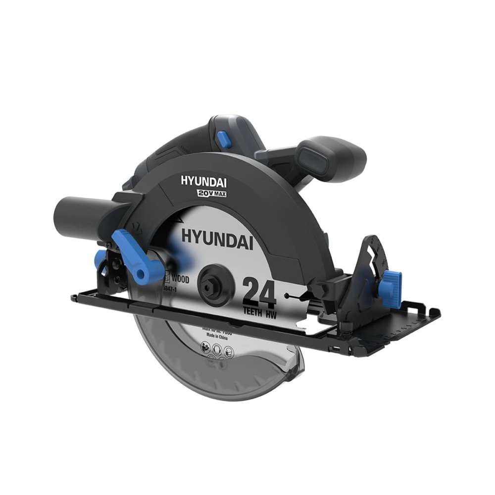 Fierăstrău circular brushless Hyundai CS20X-190, 20V, pânză 190 mm, SOLO (fără acumulator) [1]