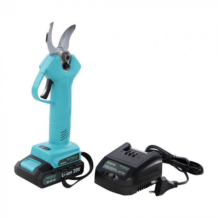 Foarfeca de gradina cu acumulator Detoolz DZ-SE148 20V 2Ah, grosime maxima de taiere30 mm [1]