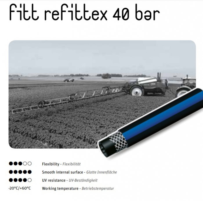 Furtun de presiune fitt refittex 40 bar 19 mm [2]