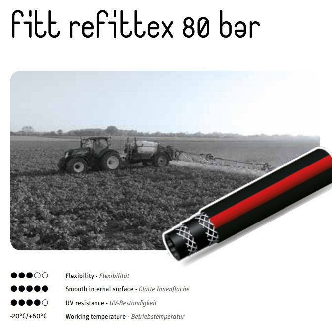 Furtun de presiune fitt refittex 80 bar 13 mm [2]