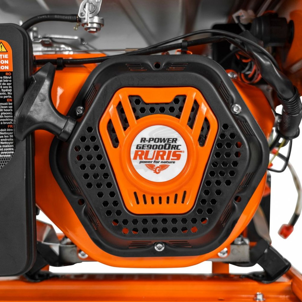 Generator curent R-Power GE 9000 RC ATS trifazat 7,5 kw, benzina, pornire electrica, telecomanda cu automatizare [7]