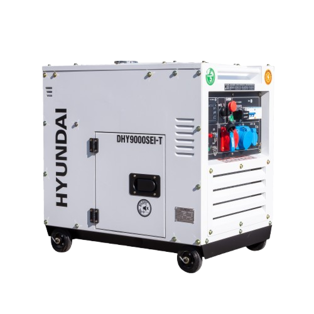 Generator de curent inverter trifazat cu motor diesel Hyundai DHY-9000SEi-T, 8.1 kVA [1]