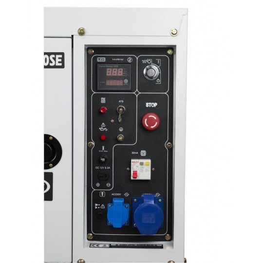Generator de curent monofazat cu motor diesel HYUNDAI DHY8600SE insonorizat, 6,5 kVA [3]