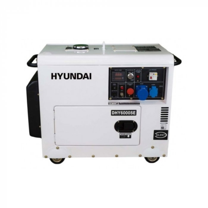 Generator de curent monofazat cu motor diesel HYUNDAI DHY6000SE [2]