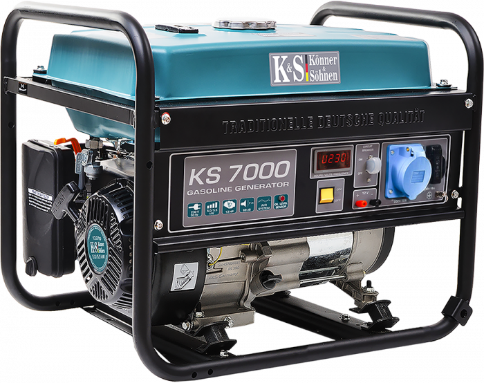 Generator de curent pe benzina Konner & Sohnen KS 7000, 5.5 kW, benzina, 13 CP, monofazat, AVR, bobinaj cupru [2]