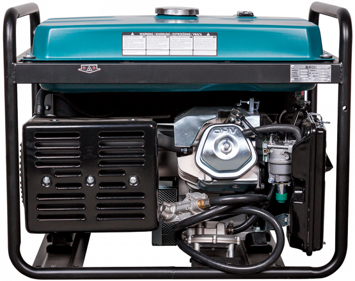 Generator de curent pe gaz / benzina Konner & Sohnen KS 7000E G, 5.5 kW, benzina / GPL, 13 CP, monofazat, AVR, bobinaj cupru, pornire electrica [4]