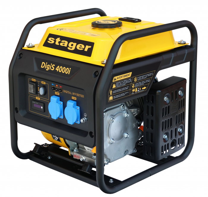 Generator digital invertor Stager DigiS 4000i 5160004000I open-frame 4kW, monofazat, benzina, bobinaj cupru, mod eco [3]