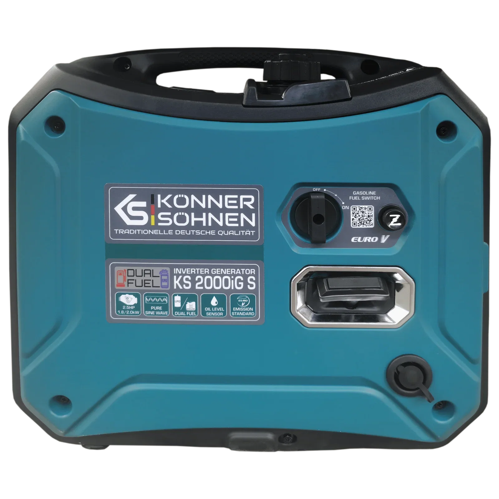 Generator digital monofazat Konner & Sohnen KS 2000iG S, 2 kW, benzina/GPL, 2.5CP, silentios [4]