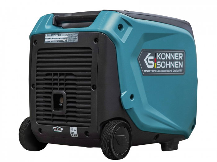 Generator digital monofazat Konner & Sohnen KS 4000iE S ATSR, 4.0 kW, benzina, 7.5CP, silentios [9]