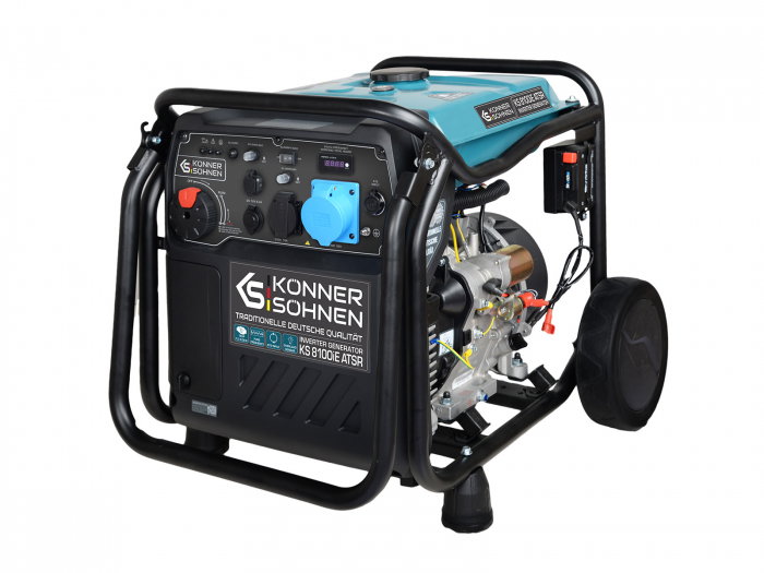 Generator invertor Konner&Sohnen KS 8100iE ATSR, pe benzina, 8.0 kW, 16CP, curent monofazat, pornire electrica [1]
