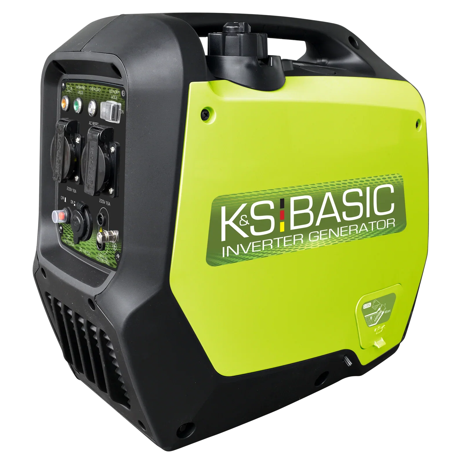 Generator digital monofazat Konner & Sohnen KSB 21i S, 2 kW, benzina, 3.3CP, silentios, bobinaj cupru [1]