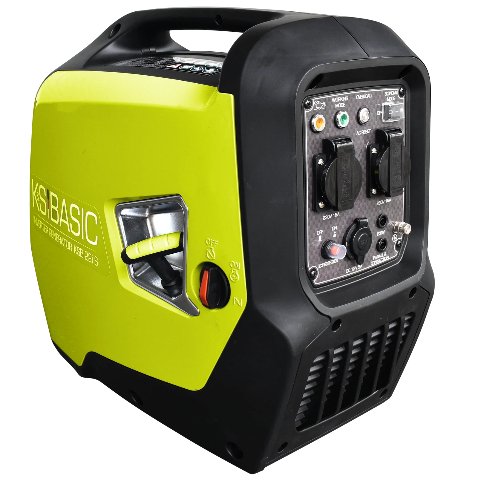 Generator digital monofazat Konner & Sohnen KSB 21i S, 2 kW, benzina, 3.3CP, silentios, bobinaj cupru [3]