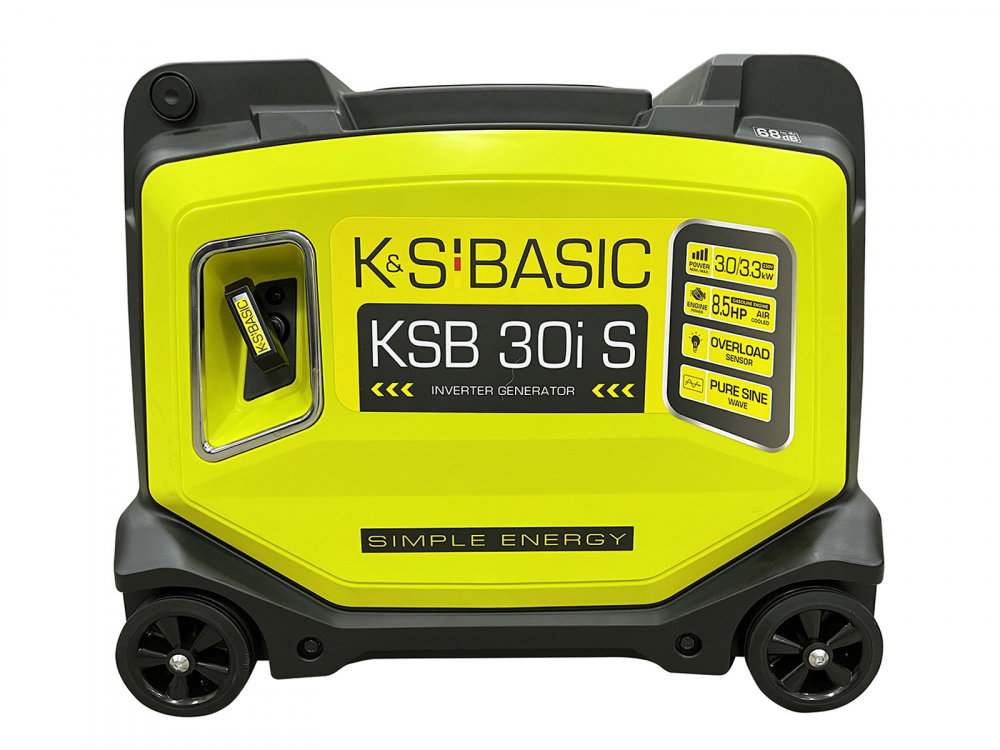 Generator digital monofazat Konner & Sohnen KSB 30i S, 3.3 kW, benzina, 8.5CP, silentios [3]