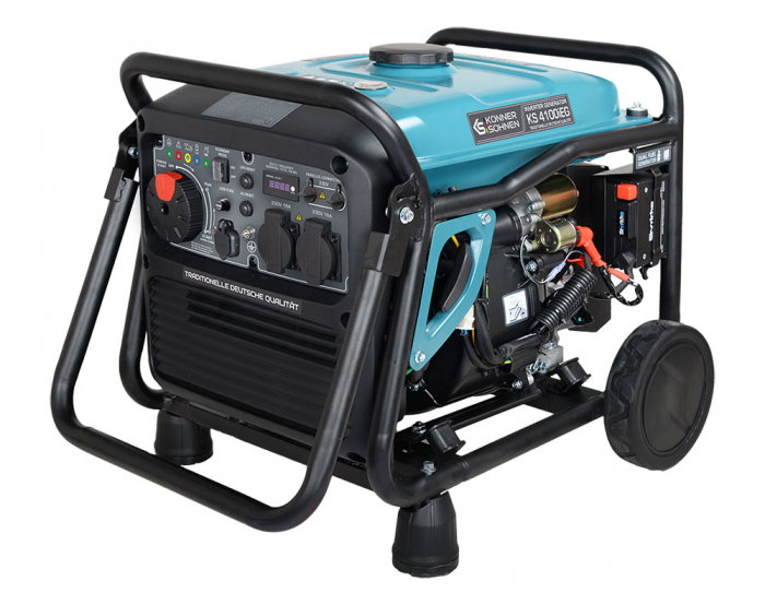 Generator hibrid inverter Konner & Sohnen KS 4100iEG, 4.0 kW, 7.5 cp, gaz/benzina, pornire electrica, motor EURO 5, bobinaj cupru [1]