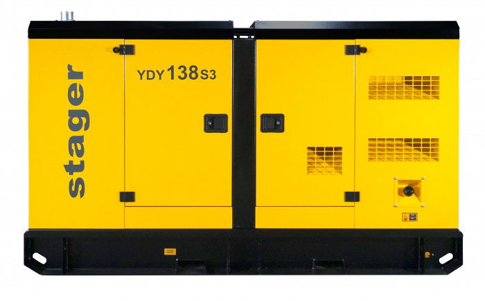 Generator insonorizat diesel Stager YDY138S3 1158000138S3, trifazat 125kVA, 180A, 1500rpm [4]