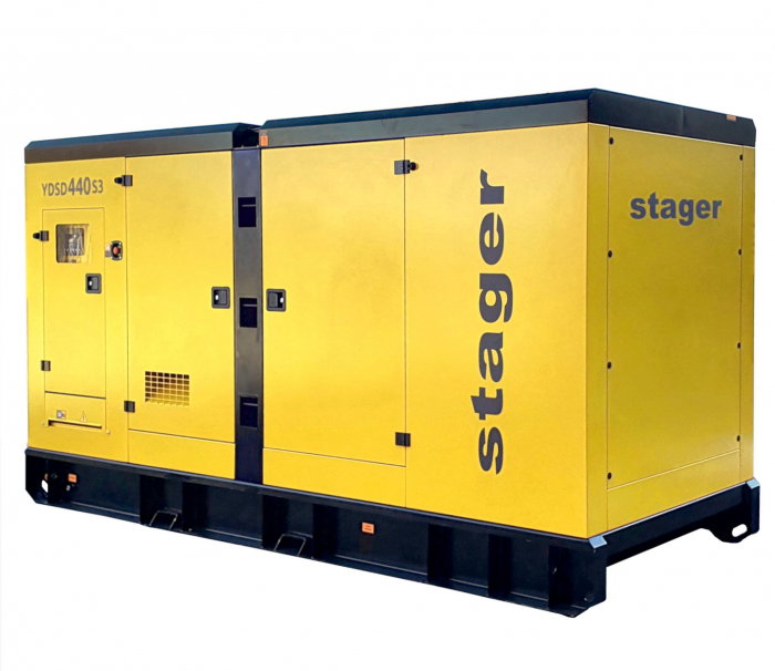 Stager YDSD440S3 Generator insonorizat 440kVA, 577A, 1500rpm, trifazat, diesel [1]